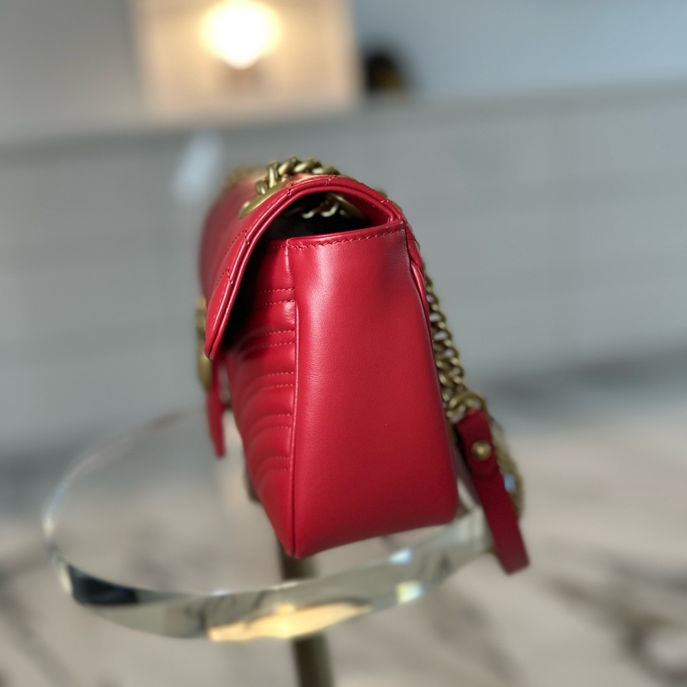 NWT Gucci Matelasse GG Marmont Shoulder Bag - Picture 7 of 15